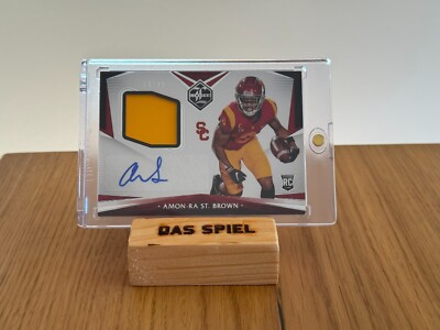 Amon-Ra St. Brown Panini Chronicles Limited Edition   Patch Auto Karte (18/99)