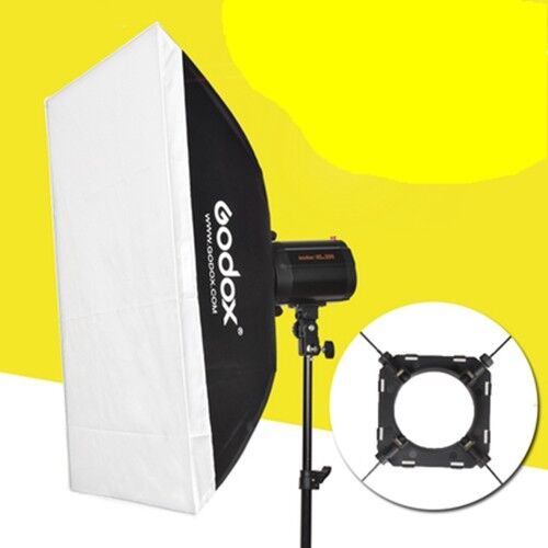 50x70cm Godox Softbox con soporte universal para mini flash en estudio fotográfico - Imagen 1 de 12