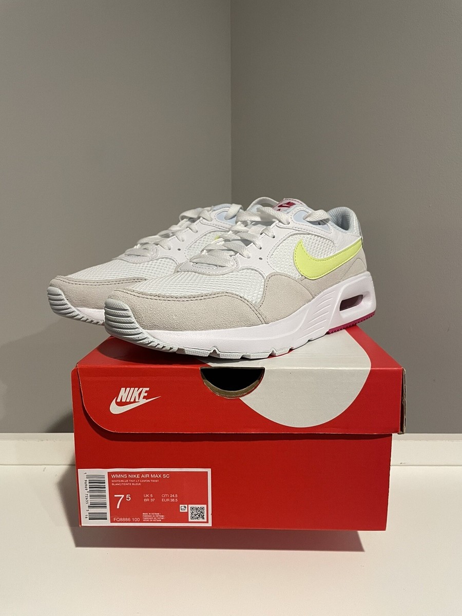 nike air max white lemon