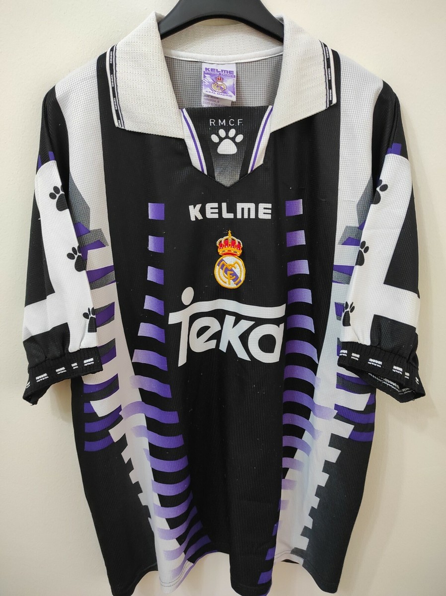 REAL MADRID 1997-1998 Third camiseta shirt trikot maillot maglia L