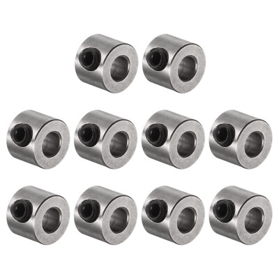 10pcs Set Screw Shaft Collars 4mm ID 9mm OD Gear Stopper Wheel Collar