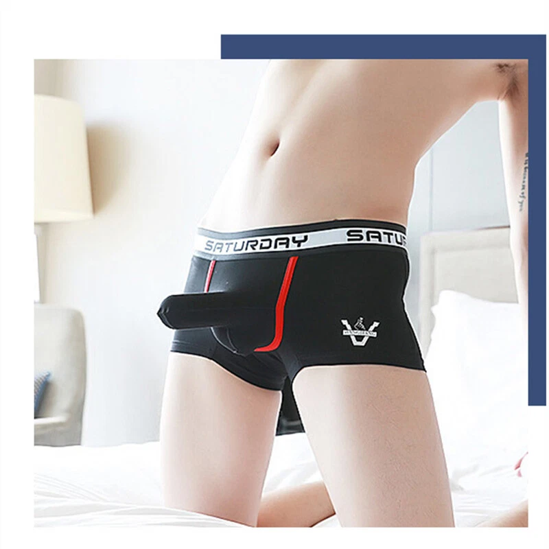 Men Elephant Bulge Pouch Panties Underwear Briefs Knicker Boxer Shorts !