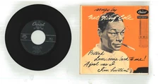 Nat King Cole "Songs by Nat "King" Cole"-Capitol EAP 1-50 45rpm 7 inch EP VG+