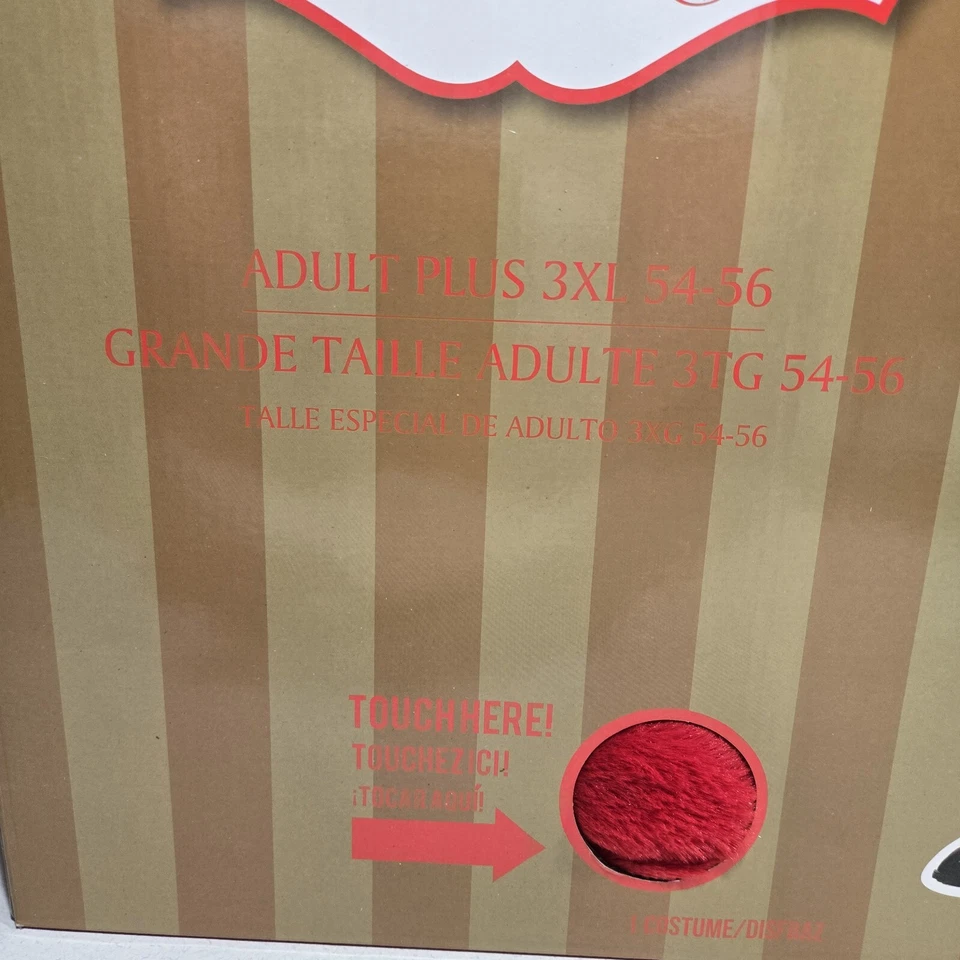 Adulto Plus 3XL 54-56 Traje de Papá Noel Real 12 piezas Disfraz Nueva Calidad Navidad  Foto 3 de 4