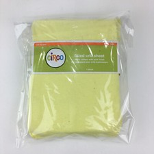 Circo Yellow Fitted Crib Sheet Standard Size Crib Mattresses 1 Sheet A30