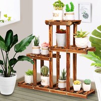 Holz Pflanzentreppe Blumentreppe FüR Balkon Terrasse Pflanzregal Blumenleiter