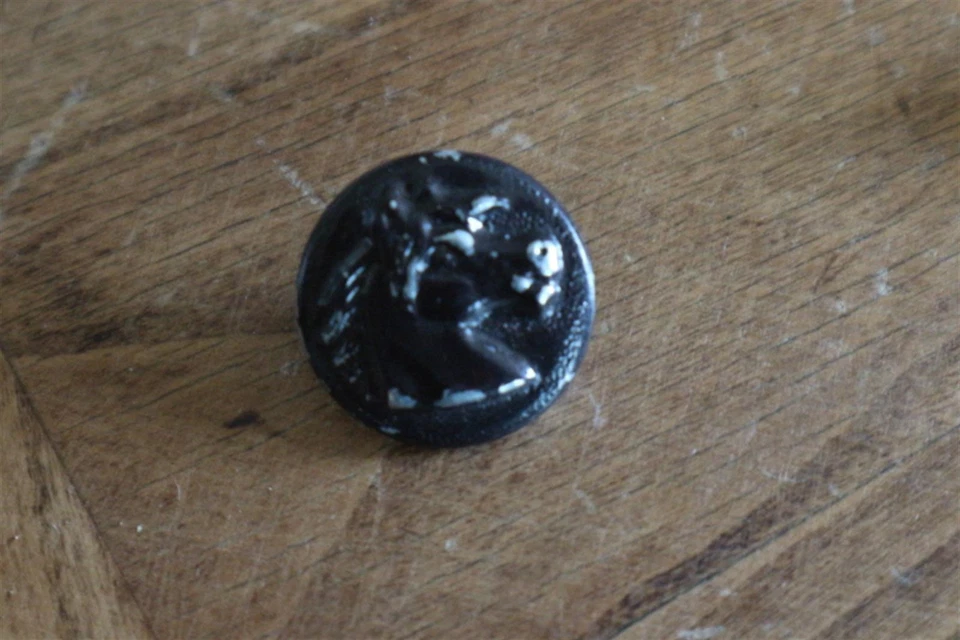 1 ancien bouton d' uniforme cheval course hippique equitation chasse a courre - Photo 2/3