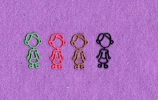 FAMILY SISTER die cuts scrapbook cards