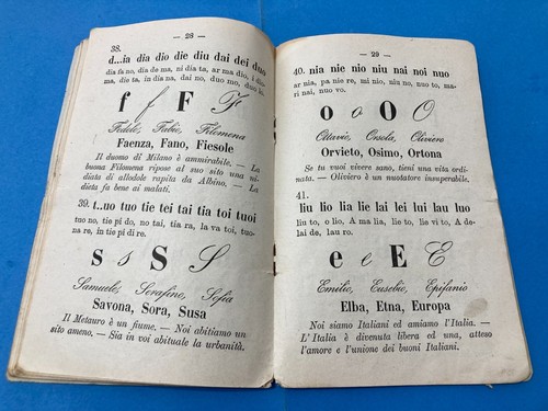GIUSEPPE CELLI:COPIA AUTOGRAFATA SILLABARIO PER IMPARARE LA LETTURA-TO RESTORE. - Foto 21 di 24
