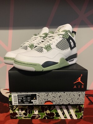 Nike Air Jordan 4 Sea Foam Uk9  Versand am selben Tag Kostenloser Versand 