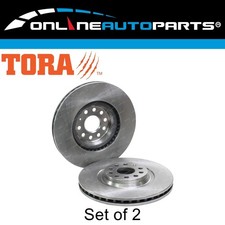 2 x Front Disc Brake Rotors for Skoda Octavia 1Z 4cyl 2.0L 2007~2010 - 340mm