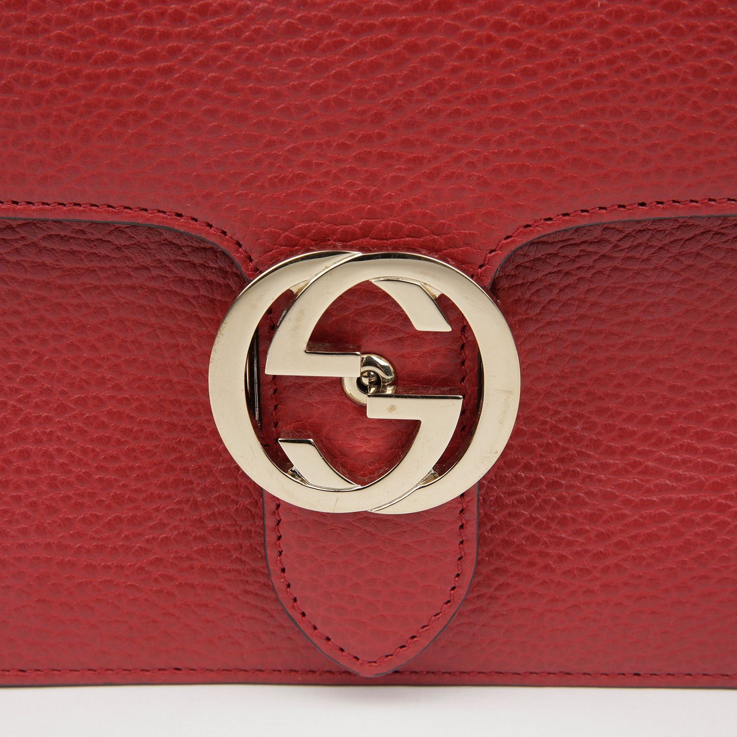 Gucci Interlocking Chain Shoulder Crossbody Bag 5… - image 3
