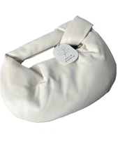Melie Bianco Top Knot Hand Bag NWT  Cream Colored 