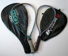 EKTELON LEXIS CITORI RACQUETBALL RACQUET LOT OF 2 WITH CASES - FAST SHIPPING