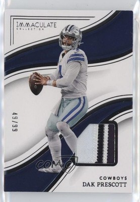 2023 Panini Immaculate Memorabilia 49/99 Dak Prescott #80 lz7