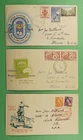 DR WHO 1950S AUSTRALIA 3 FDC GROUP OLYMPICS R71705