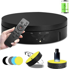 360-Degree Rotating Display Stand, 360 Degree Photography Turntable with Remote