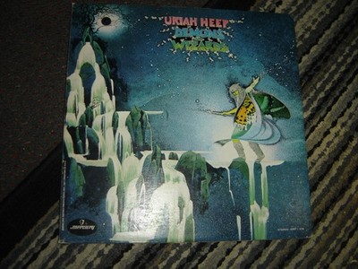 Uriah Heep - Demons And Wizards 1972 USA Gatefold Orig. Vinyl LP Lyrics E/E