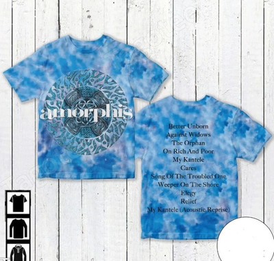 New Amorphis Elegy Album 3D AOP T-Shirt Full Size SU576