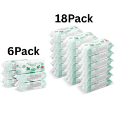 Baby Wipes 6 Pack, 18 Pack, Fresh Soft Gentle Baby Wipes, Bulk Value