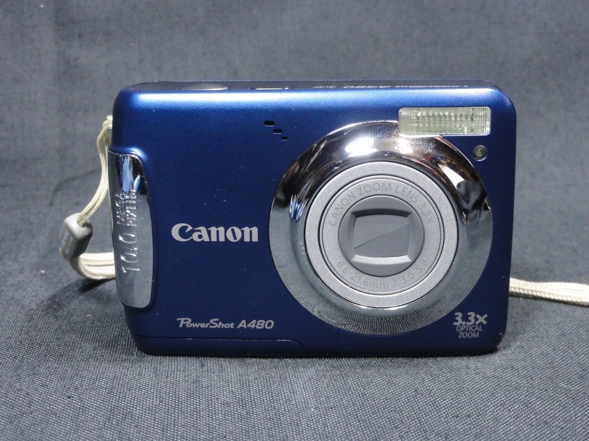 Buy Canon PowerShot A480 10.0MP Digital Camera - Black online | eBay