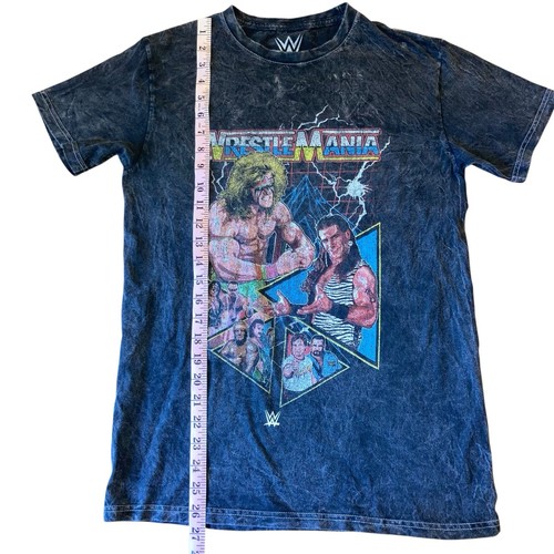 WWE WrestleMania Ultimate Acid Wash T-Shirt Uomo S - Foto 4 di 6