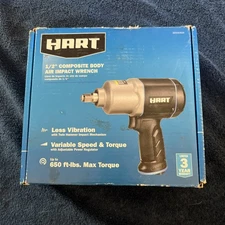 NEW Hart 665064639 1/2" Composite Body Air Impact Wrench Pneumatic FREE SHIP