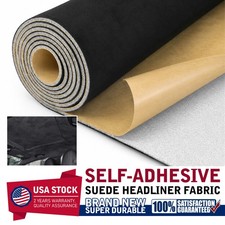 Self-Adhesive Black Suede Headliner Fabric Material for Car Auto Headliner Trim
