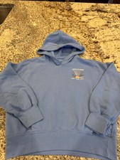 Abercrombie  Fitch Kids girls' Blue hooded sweatshirt Size 13/14 New York City