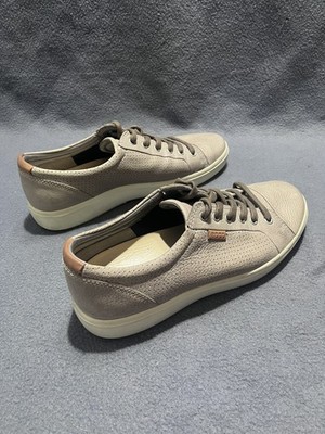Ecco Soft 7 City Men's Shoes Sneaker Size 8.5 US 41/42 EU Beige Leather Street