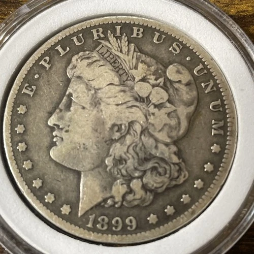 1899 O Morgan Dollar  VG/F Condition 90% Silver US $1 Coin