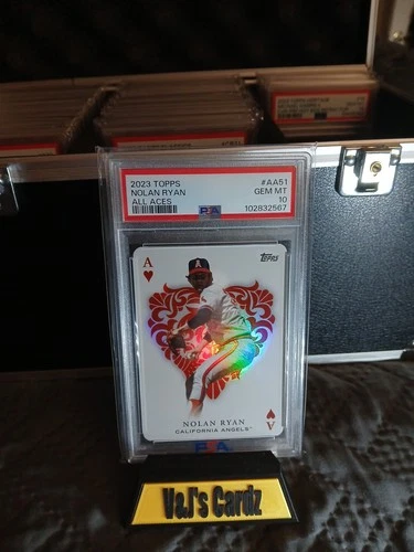 2023 Topps Nolan Ryan All Aces Hearts PSA 10 W/psa Card Sleeve