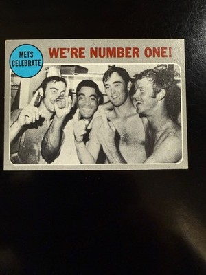 1970 Topps Mets Celebrate: We're Number One! NLCS #198 EX+ NO CREASES (D)