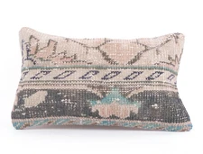 Vintage Turkish Kilim Cushion Cover Vintage Persian Tribal Bohemian Ethnic Art