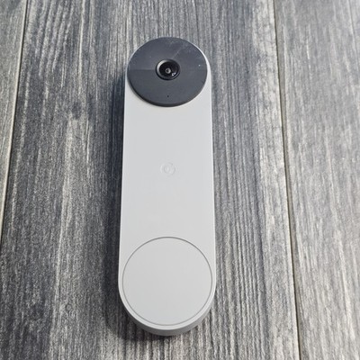 Google Nest GA02076-US Video Doorbell - Ash (Battery) Read