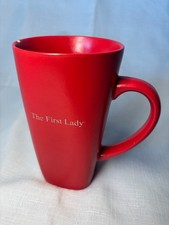 Nancy Reagan “The First Lady” Red Coffee Mug Political Collectible