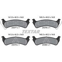 Textar 2437701 Bremsbelagsatz FüR Ford USA Windstar Explorer VAN U2 U UN46 A3