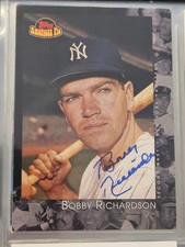 2001 Topps American Pie BOBBY RICHARDSON Yankees In-Person Signed  AUTO