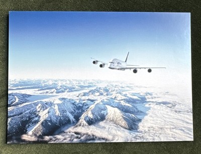 Lufthansa Airbus A380 Postkarte Postcard Airline Edition Original NEU NEW