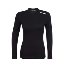 Ski-Doo Ladies Merino Base Layer Thermal (Top) Black, Medium, 4543790690