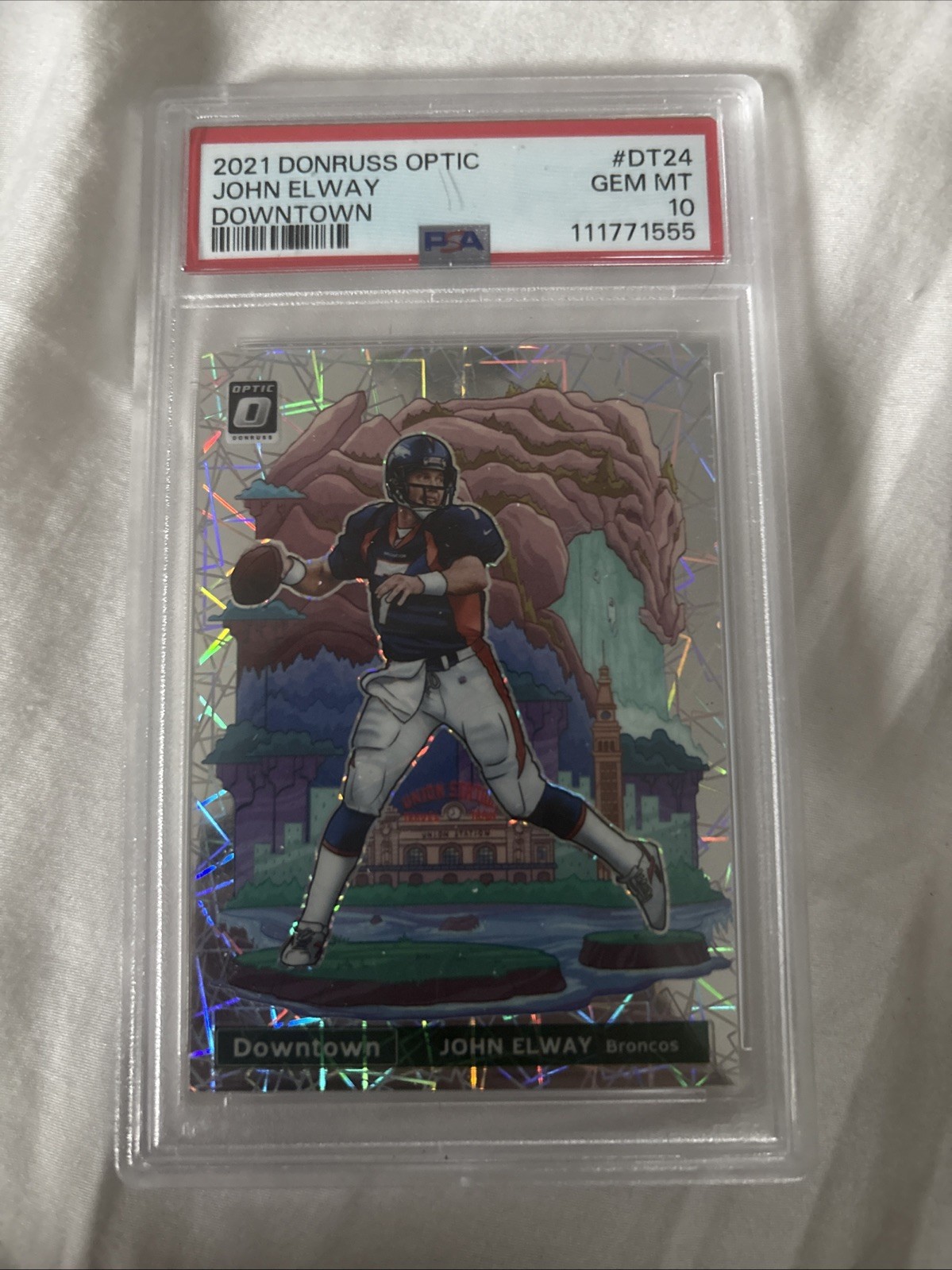 2021 Panini Donruss Optic - Downtown John Elway #DT-24