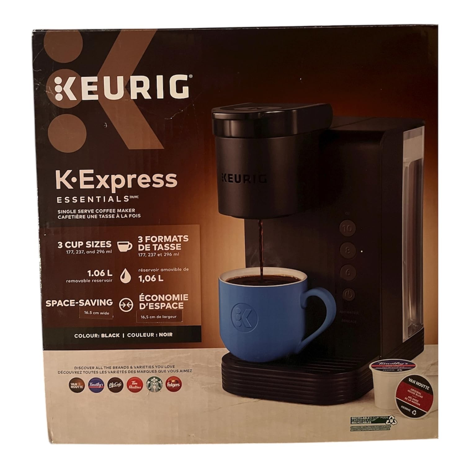 Keurig K-Express K25 Coffee Maker Black Drip Single Serve Tr