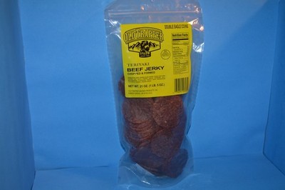 Old Trapper Double Eagle Coin Beef Jerky, Teriyaki Flavor, 21 oz, Exp. 04/2027