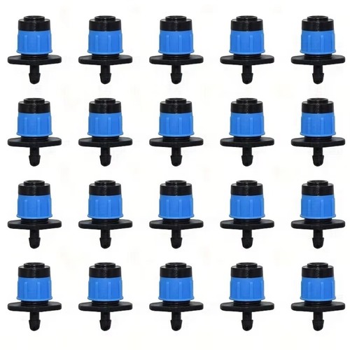 50PCS Adjustable Adjustable Irrigation Drippers 360 Degre Sprinklers