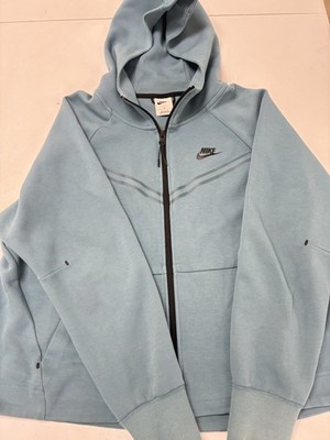 Nike Sportswear Tech Fleece Full Zip Hoodie Jacket Blue Sz 1X