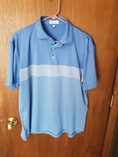 Peter Millar Summer Comfort Polo Blue Stripe M