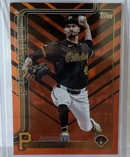 2025 Topps Update - Andrew Heaney Pittsburgh Pirates Orange #US299 Baseball Card