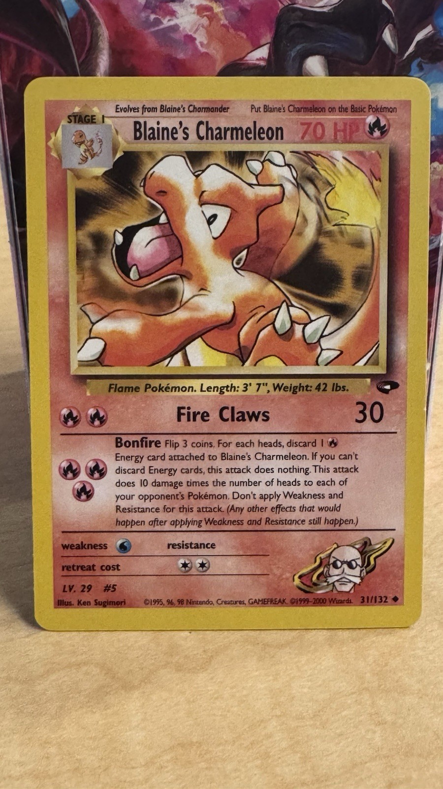 Blaine's Charmeleon - 31/132 - Gym Challenge - Pokemon