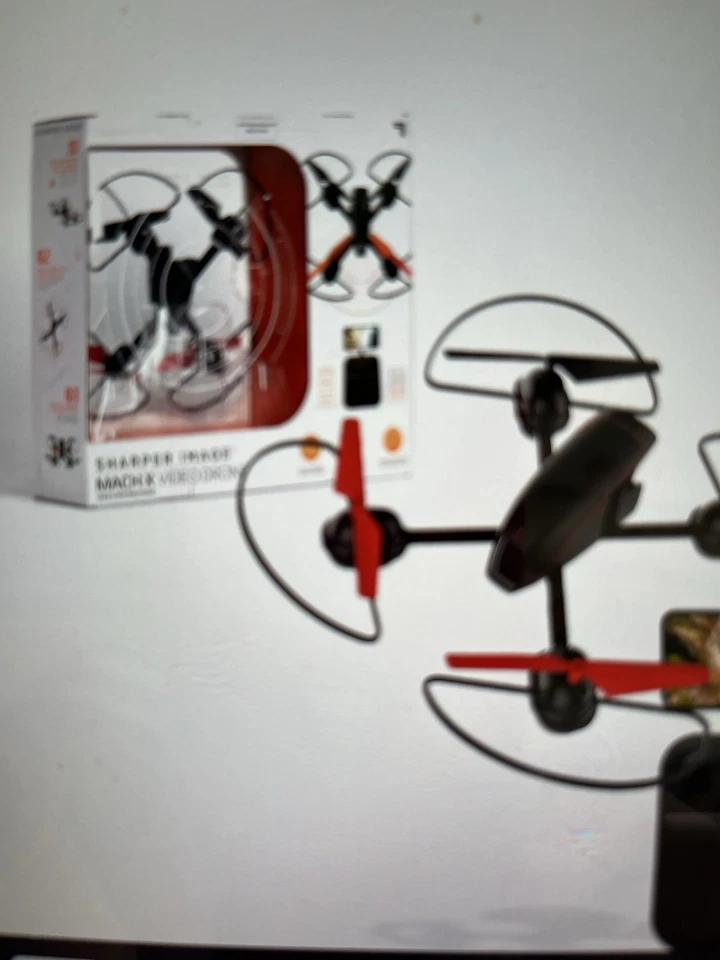 Drone de video Sharper Image 10" Mach X con cámara de transmisión 150 pies Radio de vuelo Foto 3 de 4