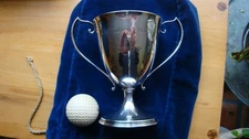 5.3 OZ Vintage TIFFANY & CO. Sterling Silver GOVERNOR'S GOLF TROPHY MINT Cond.